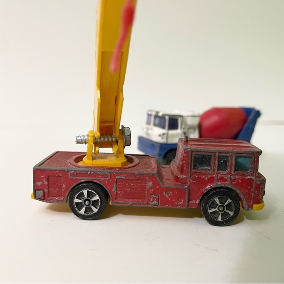 Vtg Corgi Junior Diecast Scammell Concrete Mixer Simon Snorkel Fire Engine - Picture 11 of 16
